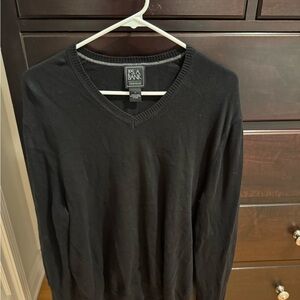 Jos. A. Bank Black V-Neck Men's Sweater